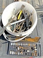 Bucket of Tools/ Socket Set (Incomplete)