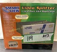 Smart View Video Splitter 
1 - 2 Port VGA...