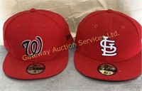 Baseball Pro-Fit Hats 
Sizes 8 and 7 1/4..