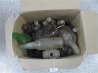 BOX LOT OF COLLECTIBLE OLD BOTTLES