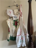 VINTAGE APRON AND NEEDLEPOINT LINENS