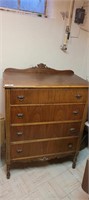 antique walnut dresser