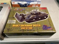 1/32 Scale M4A3 Shermon Dozer Model Kit