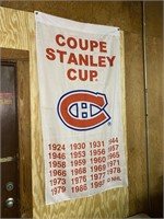 Coupe Stanley Montreal Canadiens NHL Hockey Banner
