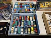 48 Vintage Diecast Toy Cars with Case