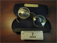 Vintage Wire Rimmed Glasses 12k Gold Filled