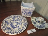 Blue and White Decor Pieces