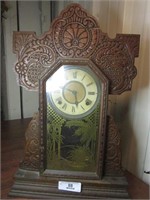 Antique E. Ingraham Co. Mantle Clock