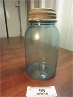 Vintage Ball Jar wih Zinc Lid