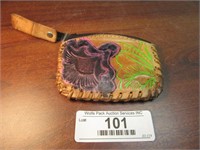 Small Hand Made Leather Coin Purse