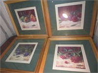 Set of Four Framed Still Life Prints