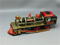 Tin- toy steam engine- battery needed
