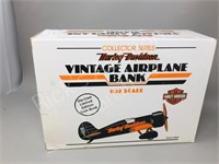 New- Harley Davidson airplane bank 1/32 scale