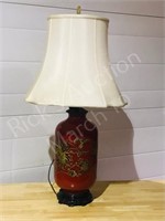 Large red Asian Theme lamp