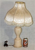 Vintage Custard Milk Glass Lamp