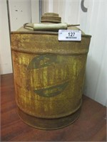 Vintage Metal 2 Gallon Oil Can