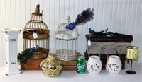 Misc Decor - Bird Cages, Candle Holders, Lanterns
