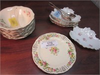 Mixed Floral China Pieces