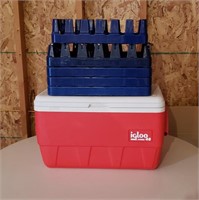 Igloo Cooler & Pepsi Crates