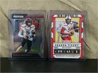 (2) Mint Patrick Mahomes II College Football Cards