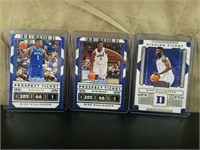 (3) Mint Zion Williamson College Basketball Cards