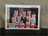 Rare NBA Hoops Michael Jordan W/Dream Team Card