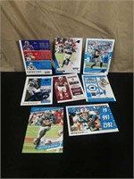 (8) Christian McCaffrey Football Cards