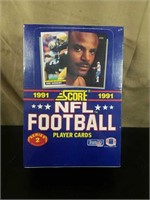 Sealed 1991 Score Series 2 Football Card Box