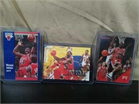 (3) Vintage Michael Jordan Fleer Basketball Cards