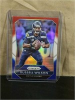 Very Rare Red & Blue Russell Wilson Prizm Card