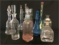 Assortment of Glass Decanters