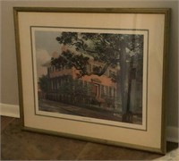 Sanders "Andrew Low House" signed Print
