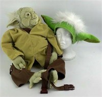 Yoda Plush Backpack & Yoda Hat