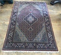Wool Fringed End Area Rug