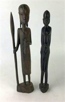 Carved Wood Figural Sculptures