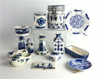 Selection of Blue & White Decor including Delft