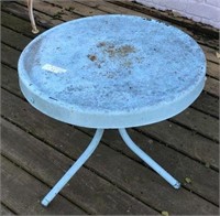 Painted Metal Patio Table