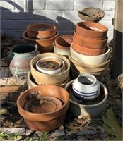 Assorted Planters including Terracotta & More
