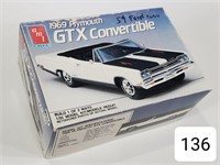 1969 Plymouth GTX Convertible Model Kit Box