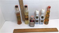 6 vintage mini liqueur bottles * Bell’s Blended