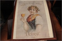 Stroh's Extra Beer Framed Poster Reproduction