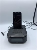 I-Home click radio, I-phone charger only.