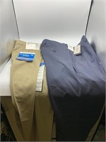2 new pair men’s slacks - size 30w - 32L