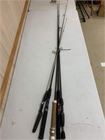 5 fishing rods
