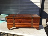 Cedar Chest with Copper Bands