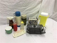 Group MCM Mid Century Items - thermos pitcher etc