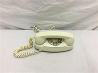 Western Electric White Rotary Dial Telephone