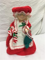 Granny Punk Crochet Christmas Doll