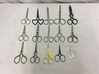 Group Small Embroidery Scissors