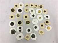 Collection Vintage Sewing Buttons mostly metal